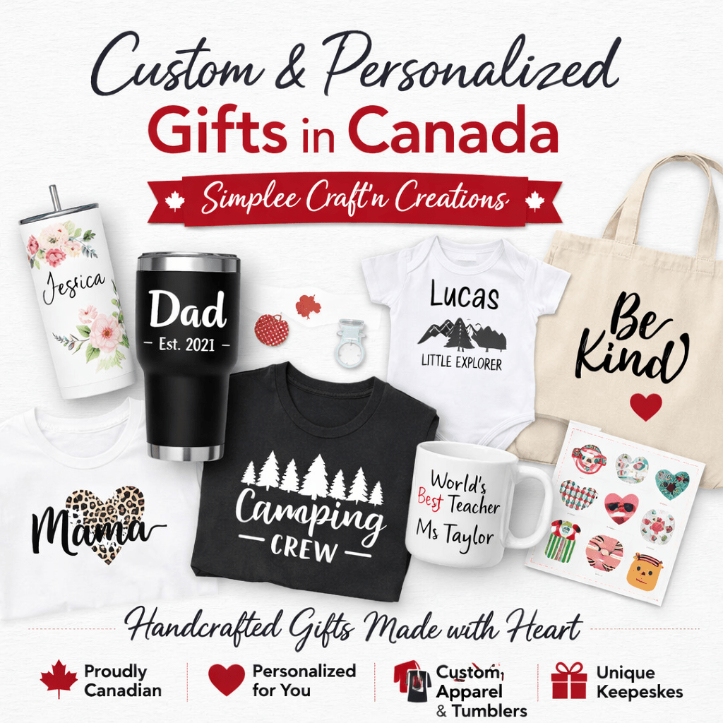 Custom & Personalized Gifts in Canada | Simplee Craft'n Creations