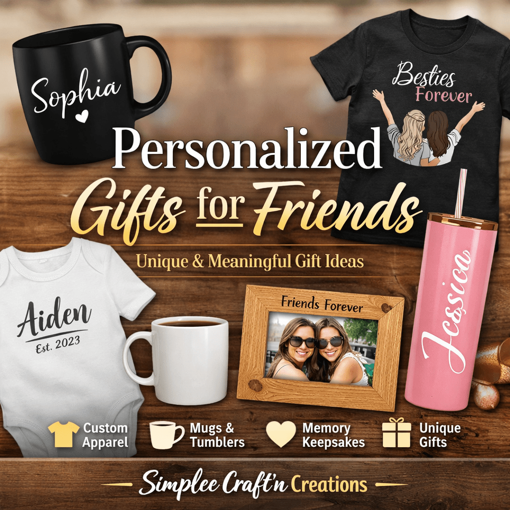 Personalized Gifts for Friends | Custom Gift Ideas – Simplee Craft'n ...