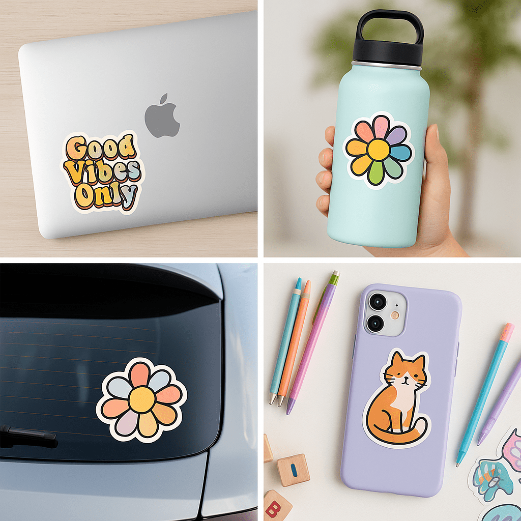 Simple Decals Pack Vinyl Decals Canada | Custom Permanent Stickers – Simplee Craft'n Creations