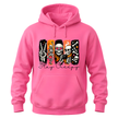 Stay Creepy Adult Hoodie Sweater with Colourful Skeleton Graphic