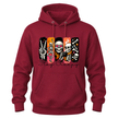 Stay Creepy Adult Hoodie Sweater with Colourful Skeleton Graphic