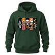 Stay Creepy Adult Hoodie Sweater with Colourful Skeleton Graphic