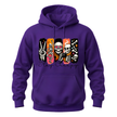 Stay Creepy Adult Hoodie Sweater with Colourful Skeleton Graphic