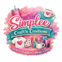 Logo of Simplee Craft'n Creations with colorful design elements and product types listed.