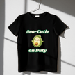 Soft cotton unisex t-shirt with fun avocado artwork.