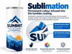 20oz Skinny tumbler wrapped in sublimation