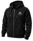 Embroidery patch zip up hoodie.
