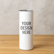 Beautiful customizable skinny tumblers available in 20oz and 30oz sizes unique personalized designs.