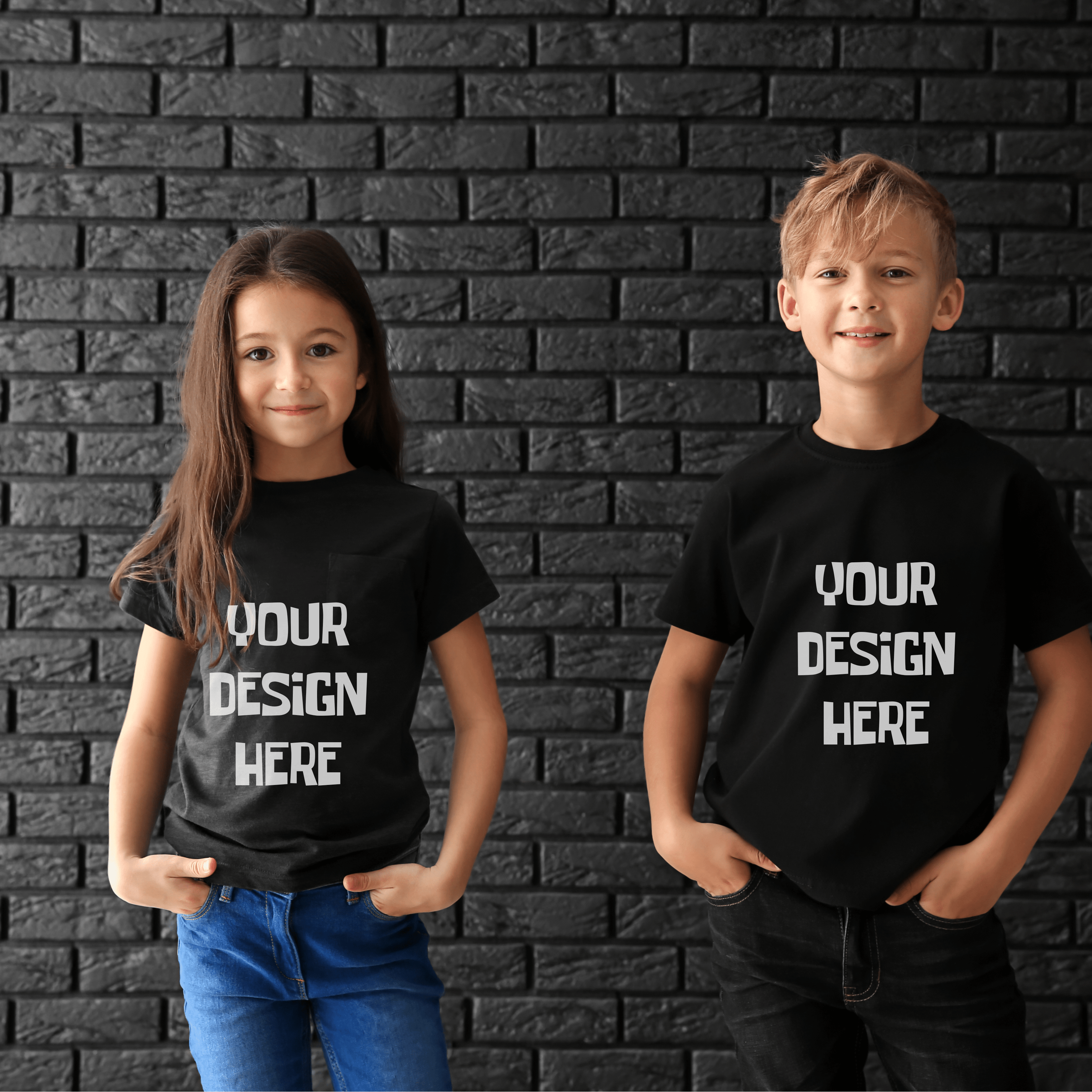 High-quality customizable t-shirt mockup for personalized printing. Add your own name, logo, quote, or artwork.