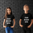 High-quality customizable t-shirt mockup for personalized printing. Add your own name, logo, quote, or artwork.