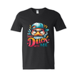 Don’t Duck With Me humor shirt with cartoon duck wearing cap