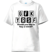 Black and white typography SVG with the phrase “Would You Like to Buy a Vowel?” using block letters in a sarcastic style — perfect for humorous T-shirts, mugs, or printable crafts.