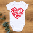Valentine baby onesie gift idea for first Valentine’s Day