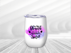 I’m Not Drunk I’m Full of Holiday Spirit Wine Tumbler