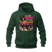 Forest green I’m Not Spoiled women’s hoodie with colourful financially misunderstood shopping design