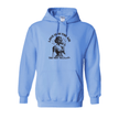 Comfortable cotton blend hoodie with front printed graphic artwork