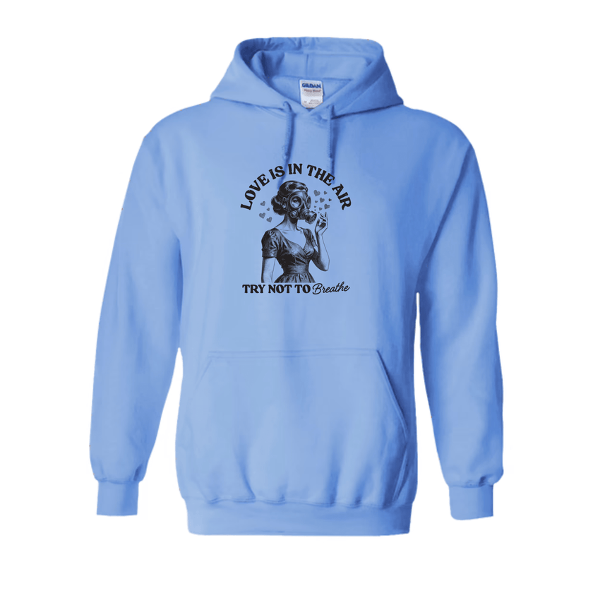Comfortable cotton blend hoodie with front printed graphic artwork