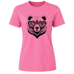 Azalea pink Mama Bear women's shirt with fashionable bear graphic and soft feel