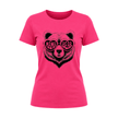 Heliconia pink Mama Bear t shirt perfect for Mother's Day and family gatherings