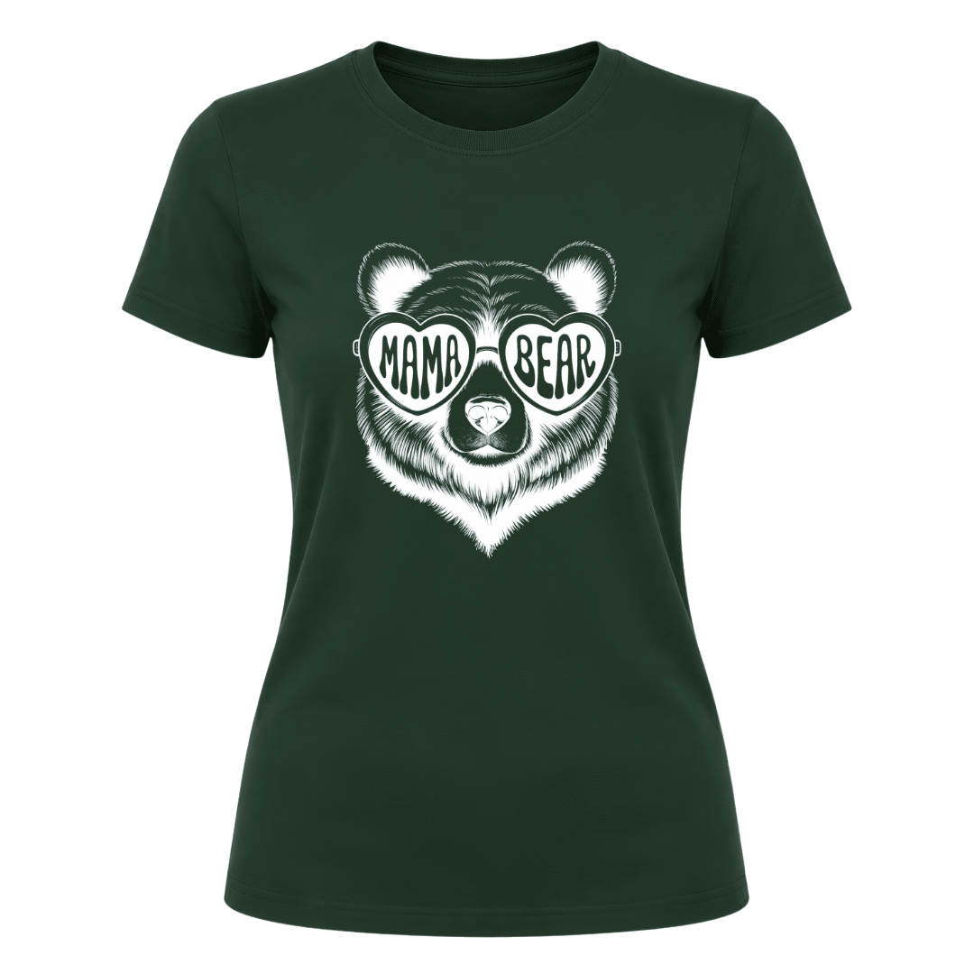 Mama Bear Women's Graphic T Shirt | Cute Graphic Tee