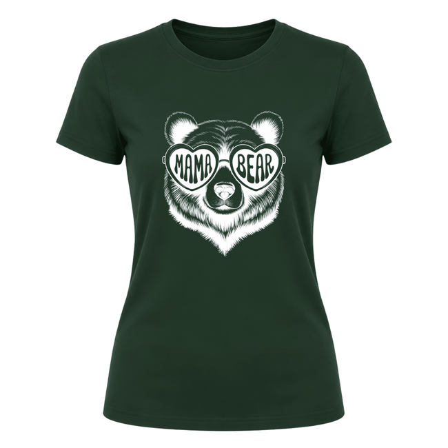 Mama Bear Women's Graphic T Shirt | Cute Graphic Tee