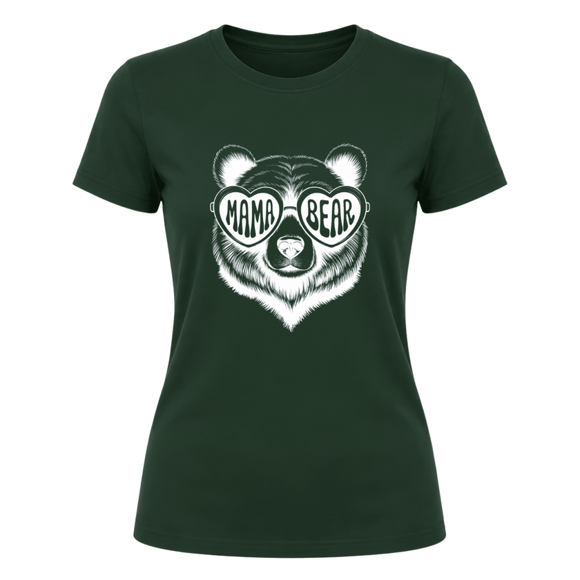 Mama Bear Women's Graphic T Shirt | Cute Graphic Tee