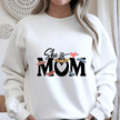 She Is Mom Crewneck Sweater Inspirational Mom Graphic Cozy Unisex Sweatshirt Gift for Mothers
