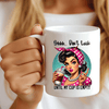 Premium ceramic coffee cup with funny coffee lover quote ideal for birthdays holidays and gifts for moms