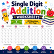 20 questions per page, easy to use and perfect for school or home, digital download math sheets. 