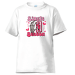 White t-shirt showing cute skeleton hand toggle switch and bold Single Season slogan