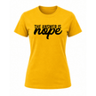 Women's graphic t shirt collection featuring The Answer Is Nope design in multiple colors